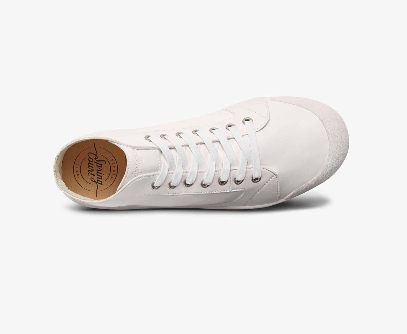 Spring Court M2 LAMBSKIN Men's Trainers White | South Africa-43YNCQILR